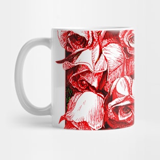 Ink Roses Tattoo Style Mug